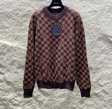 louis vuitton damier sweater.